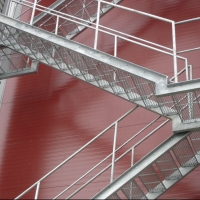 Пожарная лестница с антикоррозонным покрытием